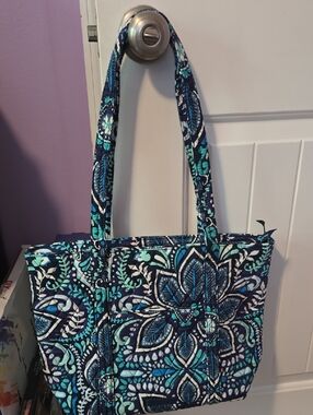 Vera Bradley Blue Paisley Small Tote